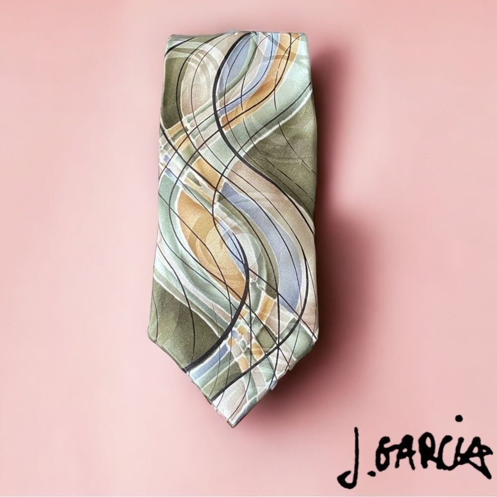 Jerry Garcia Silk Tie - Emerald City - Collection Fifty-Three